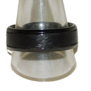 Triton Tungsten Carbide TC.850 Men's Black Satin Finish Ring Size 11 1/2 Unisex